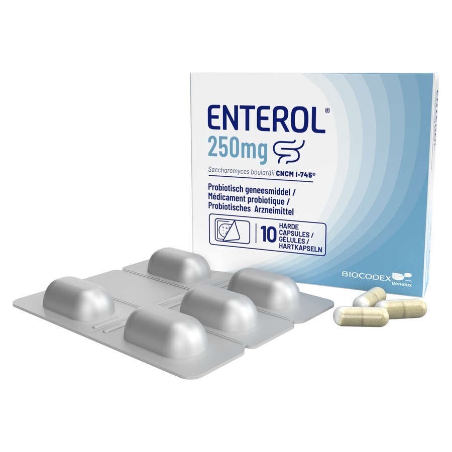 Enterol 250mg Caps Harde Dur S/blister 10x250mg