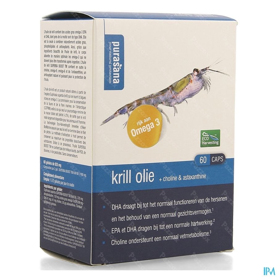 Purasana Eko Krill Oil Blister Caps 60