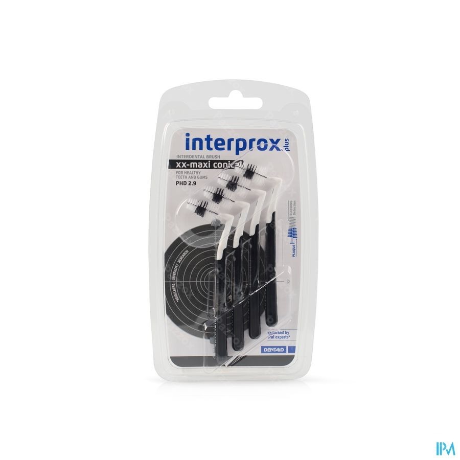 Interprox Plus XX-Maxi Zwart 4 Stuks