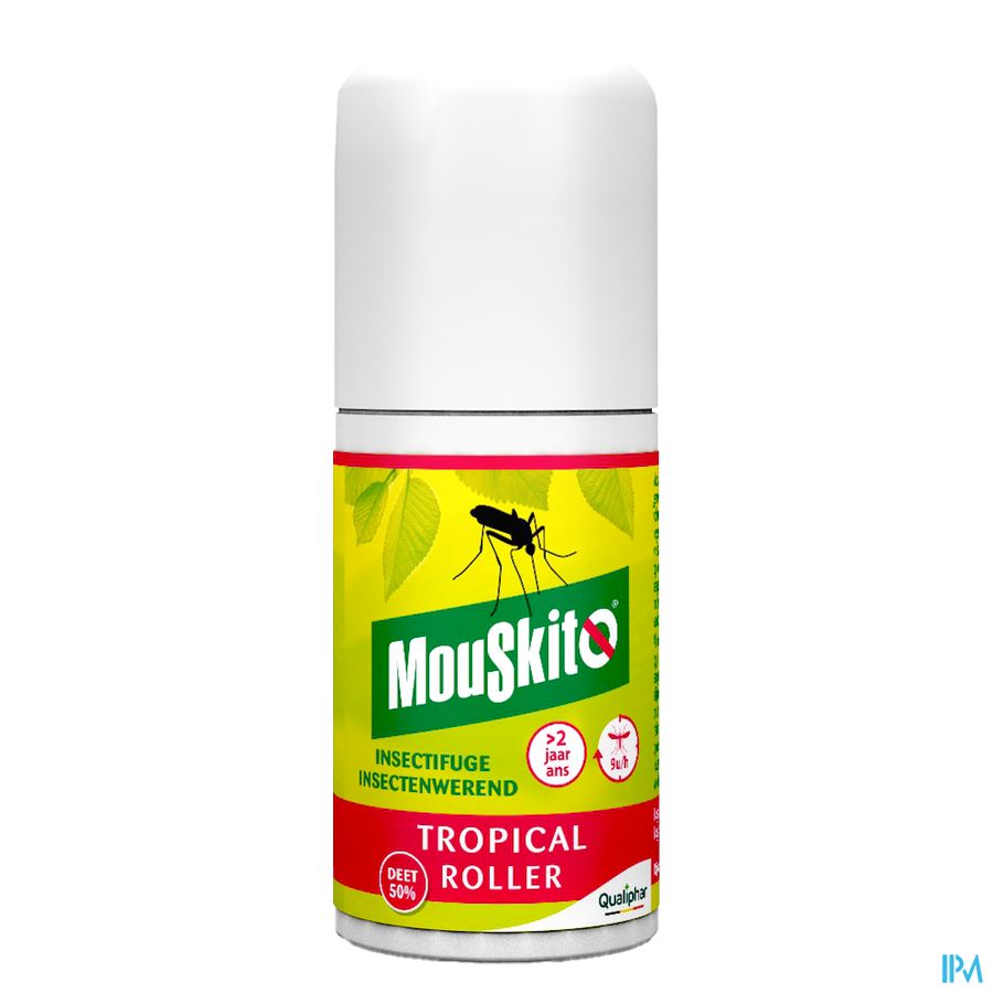 Mouskito Tropical Roller Tropische Gebieden DEET Anti-muggen 75ml afbeelding 1