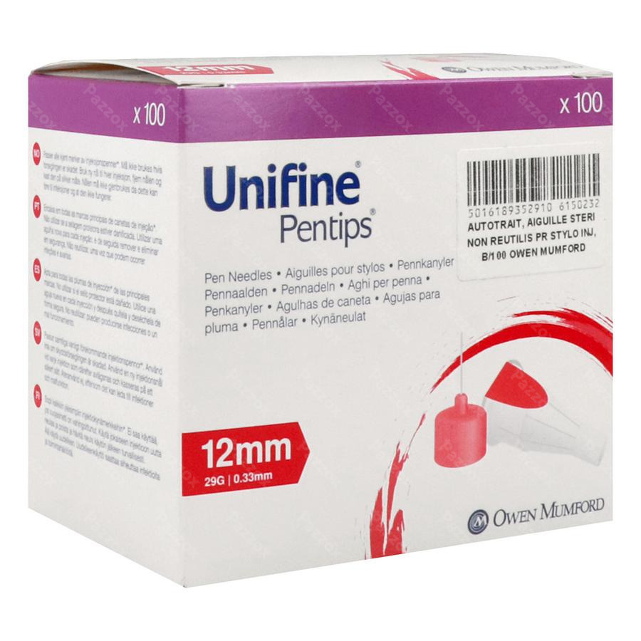 Unifine Pentips Pennaald 29g 12mm 100 An3529