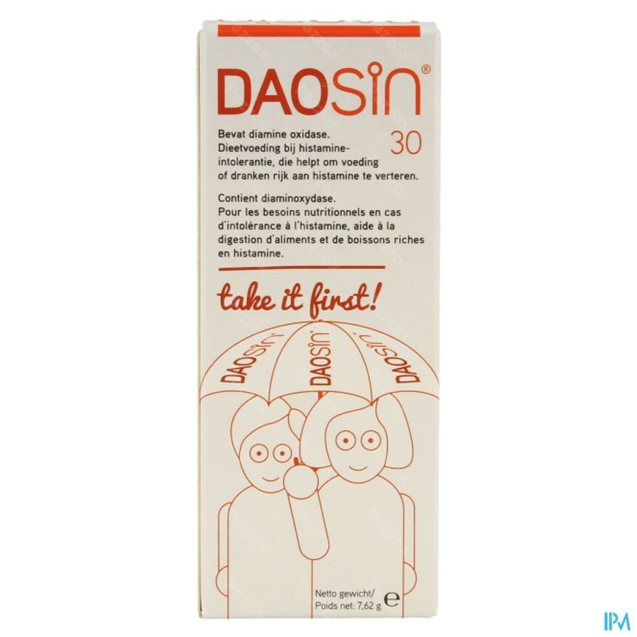 Daosin Voedingssupplement Histamine Intolerantie 30 Capsules
