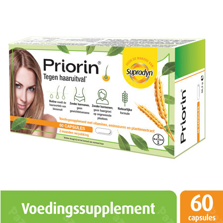 Priorin Voedingssupplement Anti Haaruitval Met Biotine 60 Capsules
