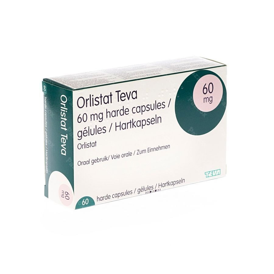 Orlistat Teva 60mg 60 Capsules