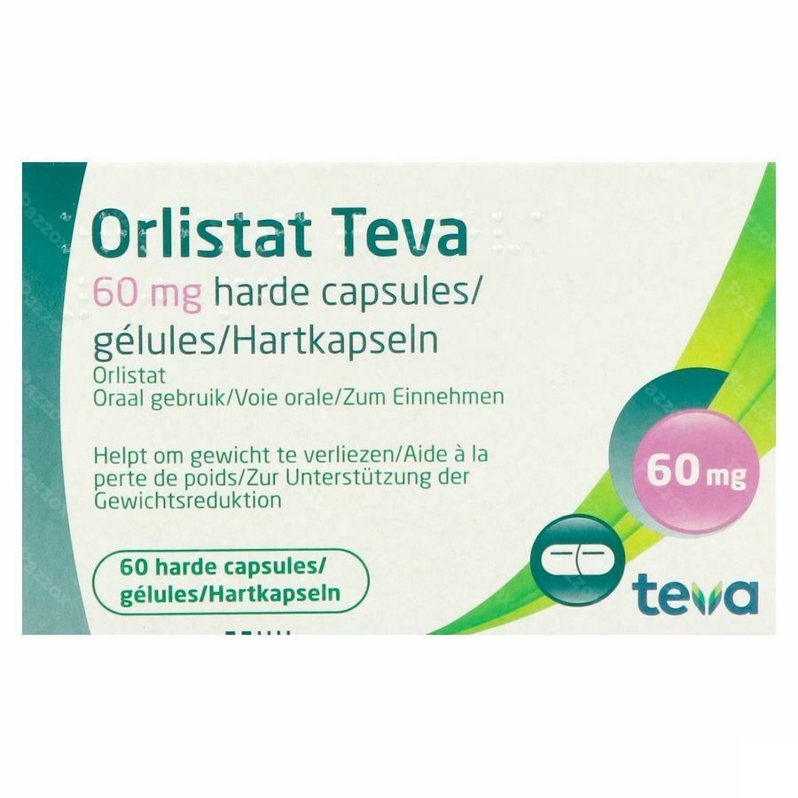 Orlistat Teva 60mg 60 Capsules