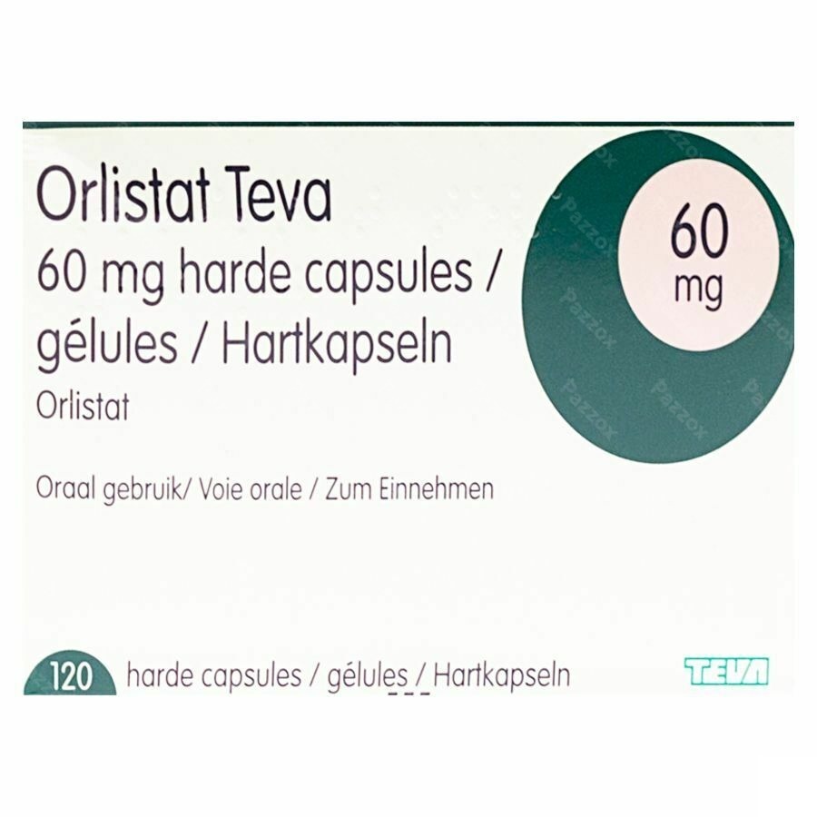 Orlistat Teva 60mg 120 Capsules