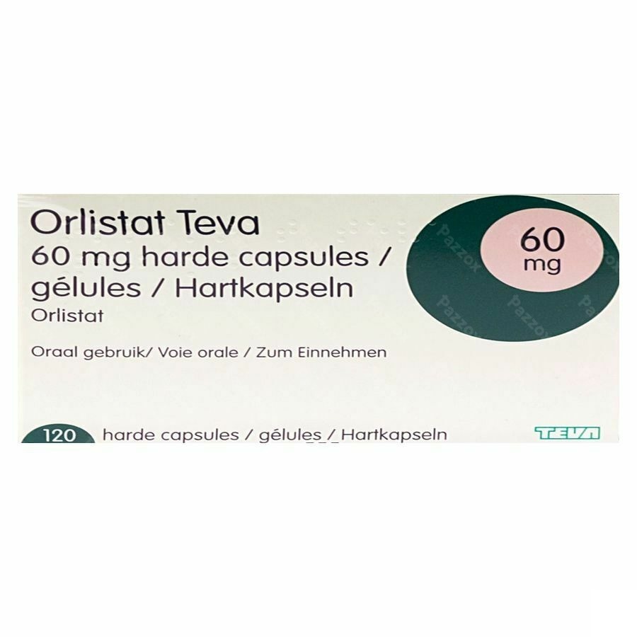 Orlistat Teva 60mg 120 Capsules