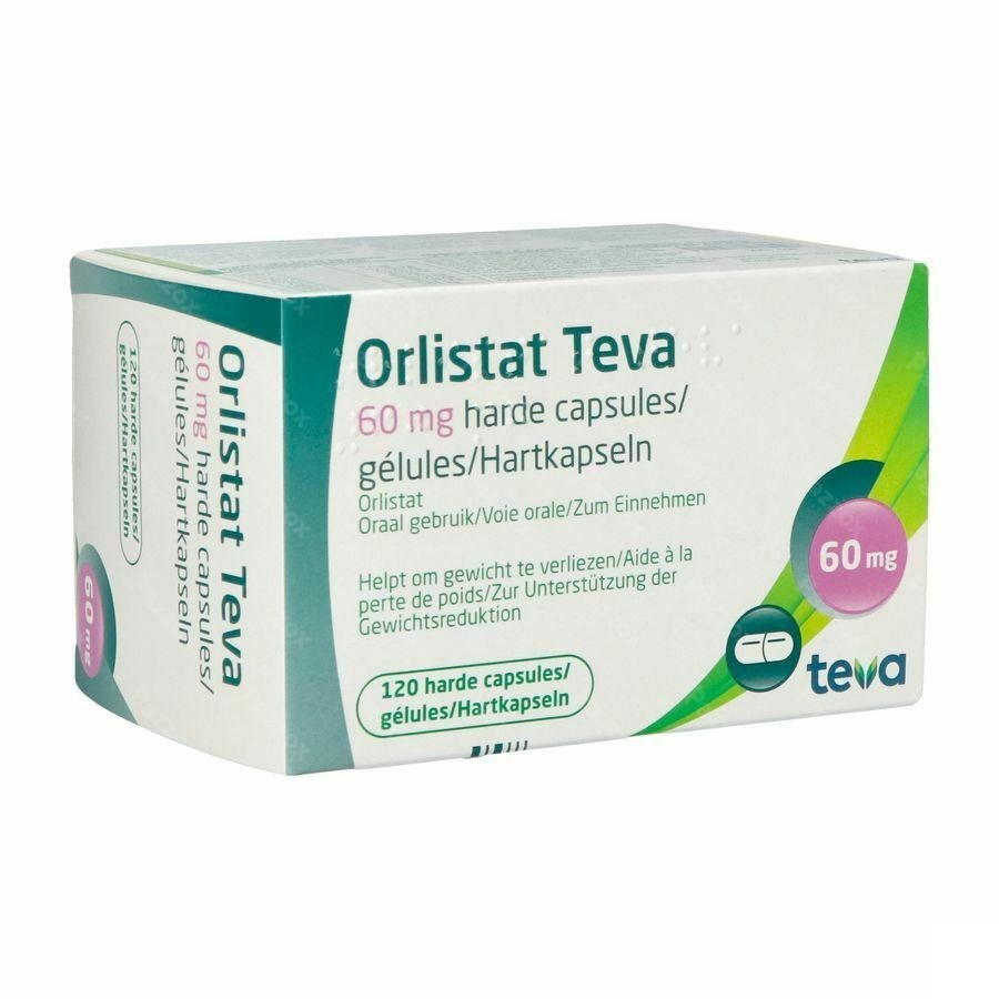 Orlistat Teva 60mg 120 Capsules