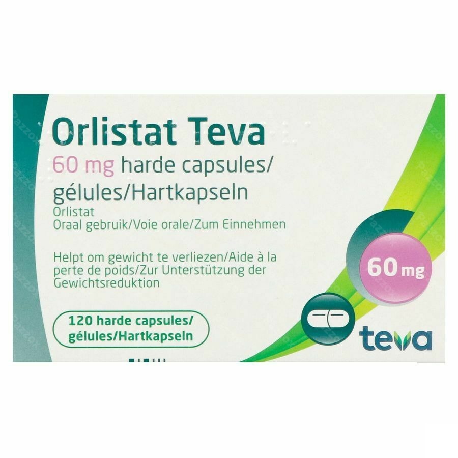 Orlistat Teva 60mg 120 Capsules