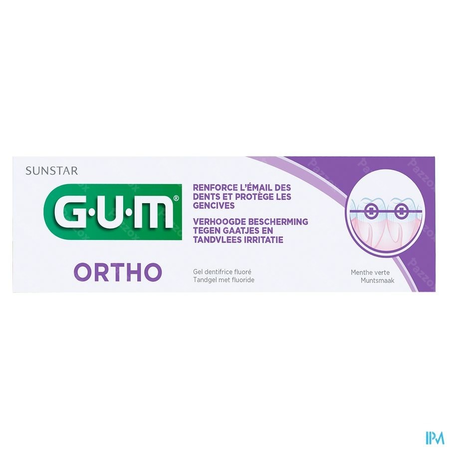 Gum Ortho Tandpasta Gel 75ml 3080
