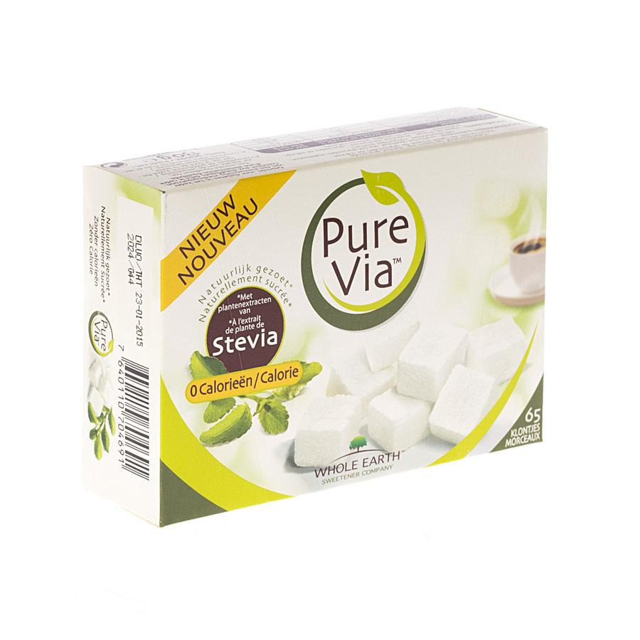 Pure Via Zoetstof Klontjes 65 (130g)