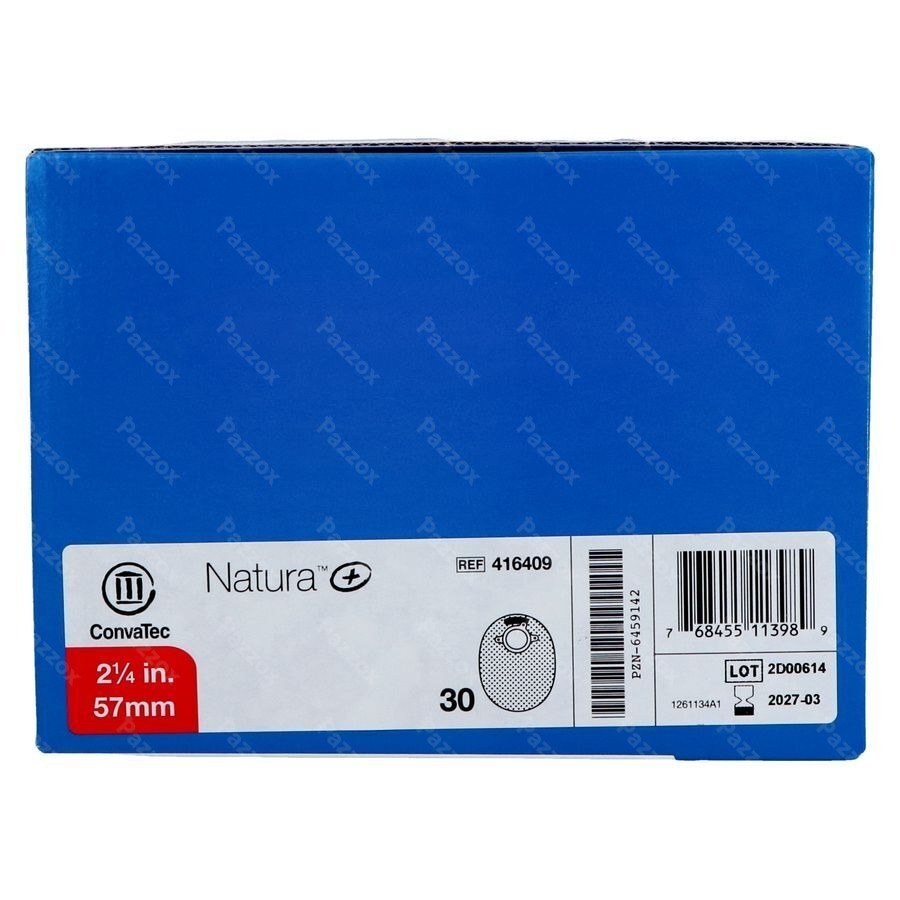 Convatec Natura+ Gesloten Colozakjes 57mm 30 stuks
