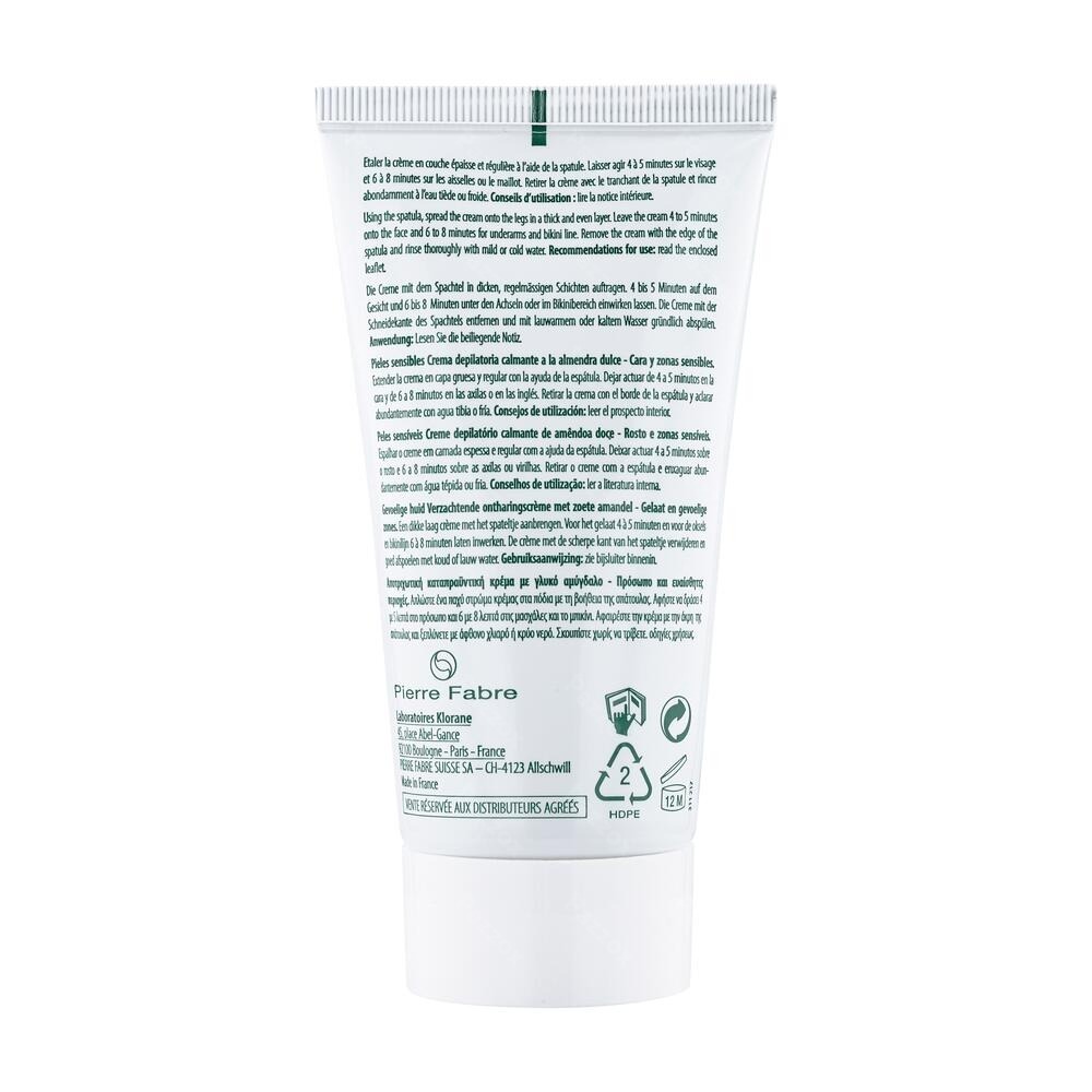 Klorane Lichaam Ontharingscr Gelaat-gev Zones 75ml
