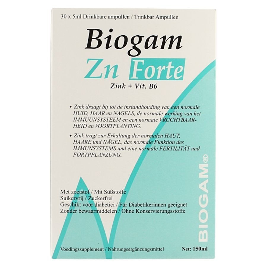 Biogam Zn Forte Drinkb. Amp 30x5ml