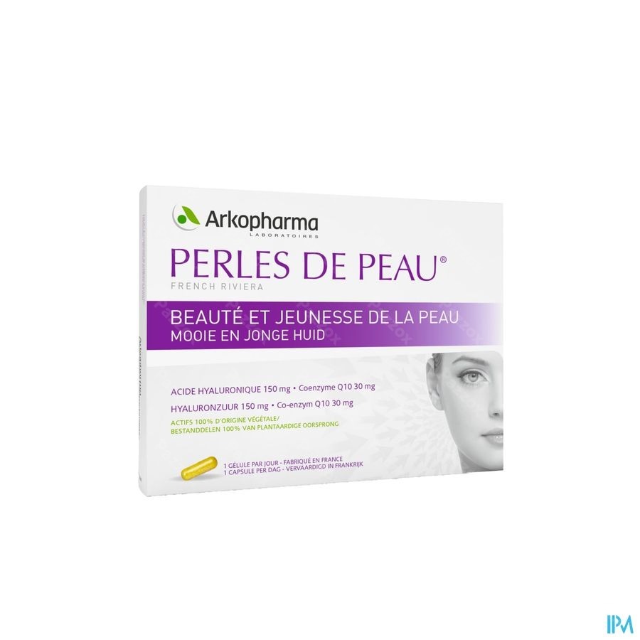 Perles De Peau Hyaluronauur + Coenzyme Q10 Caps 30