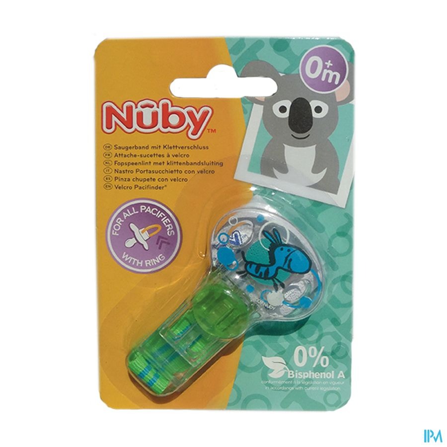 Nûby Fopspeenlint Pacifinder® met klittenband 