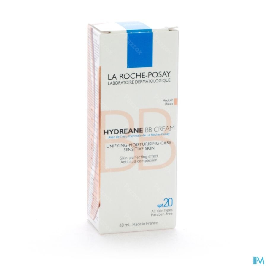 La Roche Posay Hydreane Bb Cream Medium Shade Dore 40ml