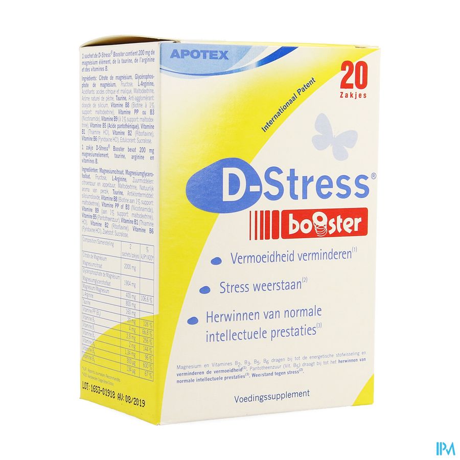 D-stress Booster Pdr Zakje 20 afbeelding 1