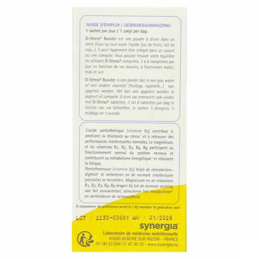 D-stress Booster Pdr Zakje 20