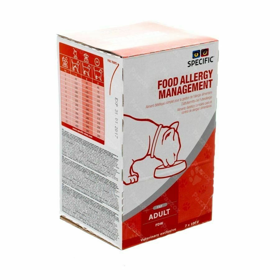Specific Fdw Food Allergy Management 7x100g
