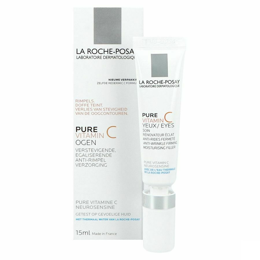 La Roche-Posay Pure Vitamine C Anti-Rimpel Oogcrème voor Gevoelige Ogen 15ml