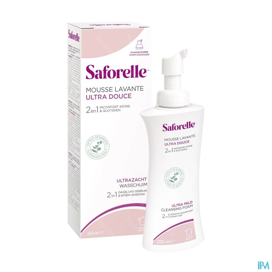 Saforelle Ultrazacht Wasschuim 250ml