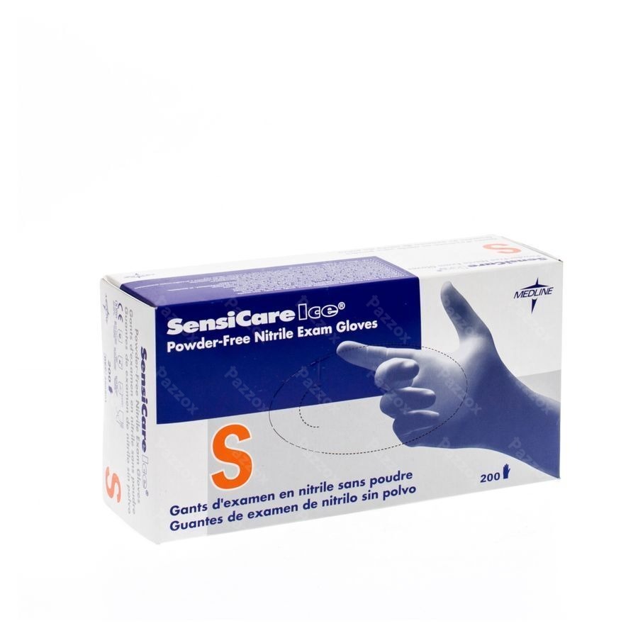 Sensicare Ice Nitrile Handsch.chirurg. Z/pdr S 200