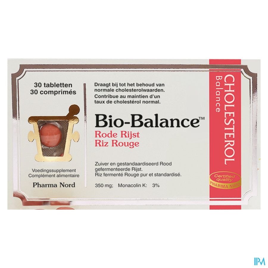 Bio-balance Rode Rijst Tabl 30