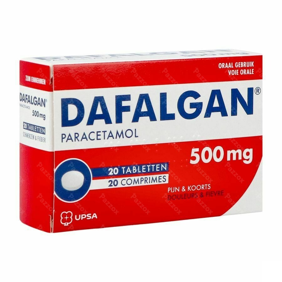 Dafalgan 500mg 20 Tabletten