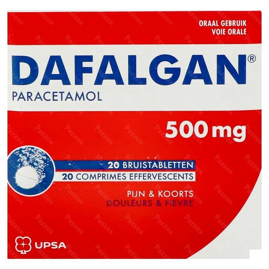 Dafalgan 500mg 20 Bruistabletten