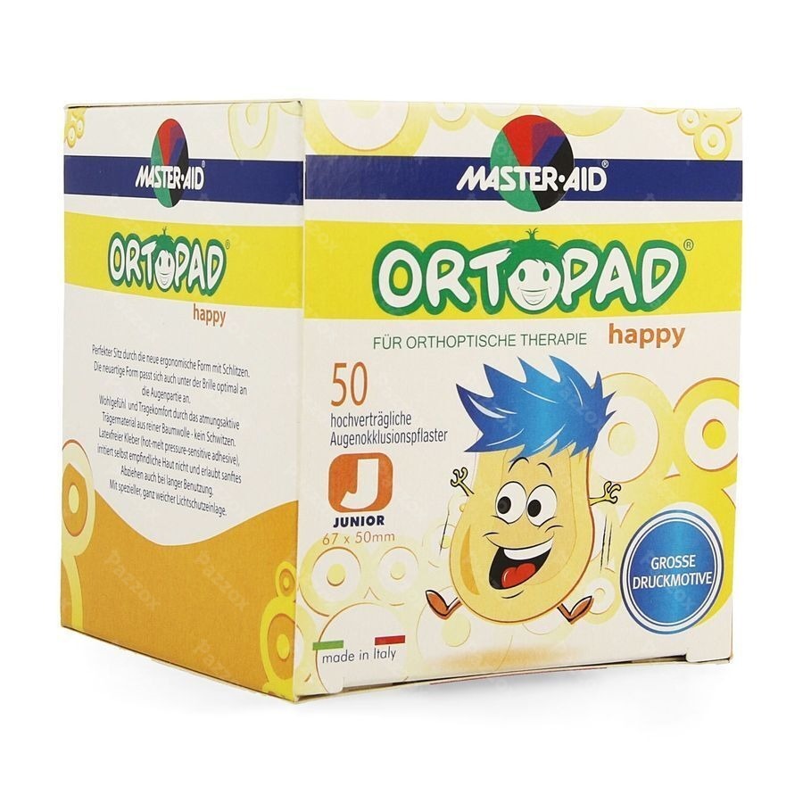 Ortopad Happy Junior Oogkompres 50 70131