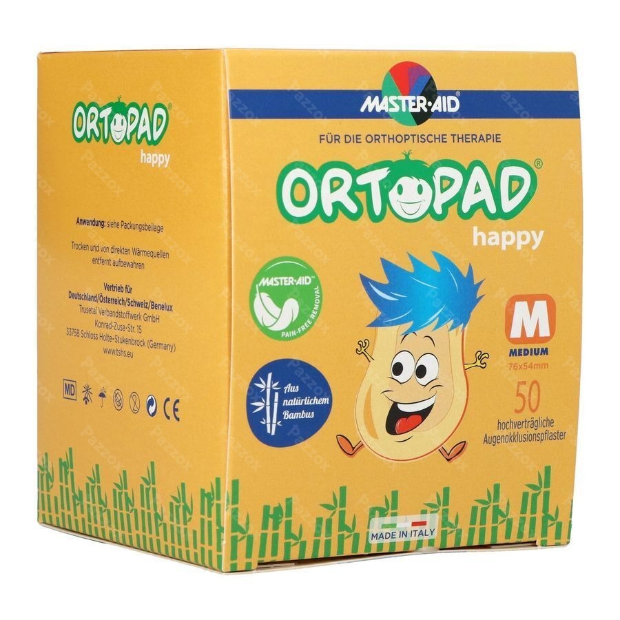 Ortopad Happy Medium Oogkompres 50 70132