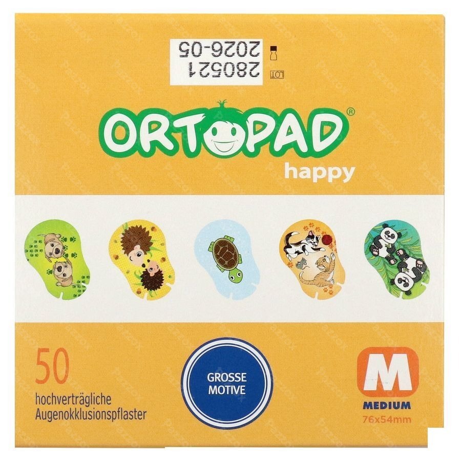 Ortopad Happy Medium Oogkompres 50 70132