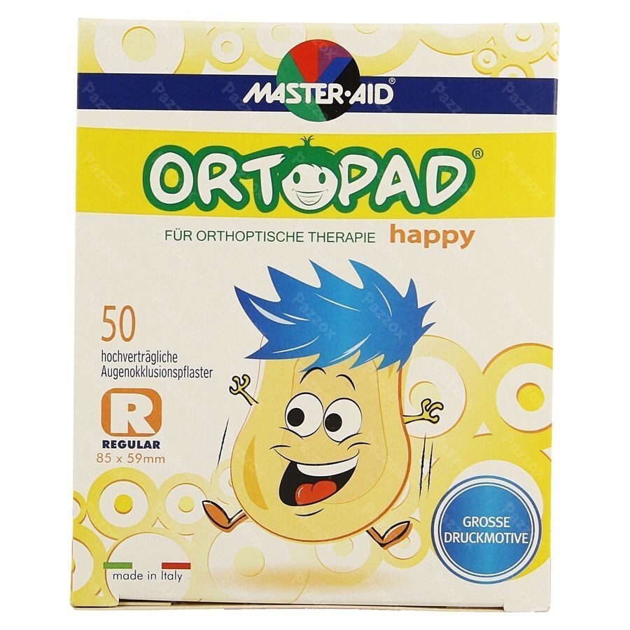 Ortopad Happy Regular Oogkompres 50 70134