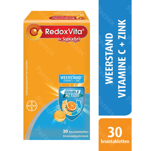 Redoxvita Double Action Vitamine C & Zink Weerstand kopen - Pazzox