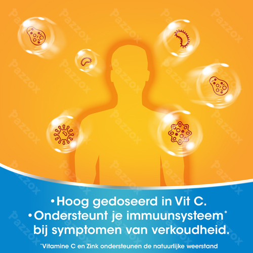 Redoxvita Double Action 1g Vitamine C & Zink Weerstand 30 Bruistabletten
