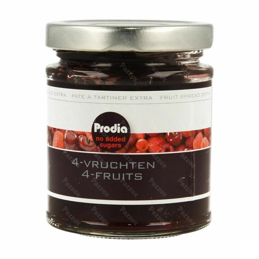Prodia Broodbeleg Extra 4 Vrucht.215g 5681 Revogan