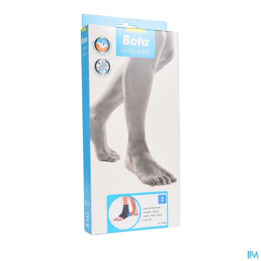 Bota Ortho Ab+velcr 950 Zwart N3 afbeelding 1