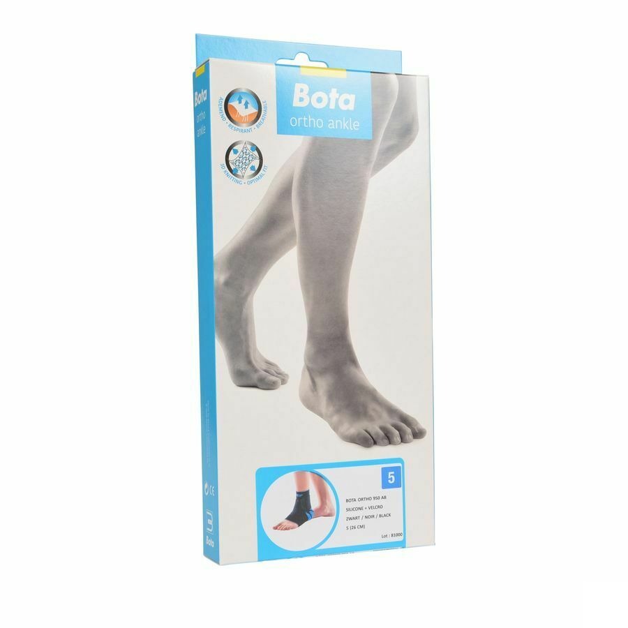 Bota Ortho Ab+velcr 950 Zwart N5