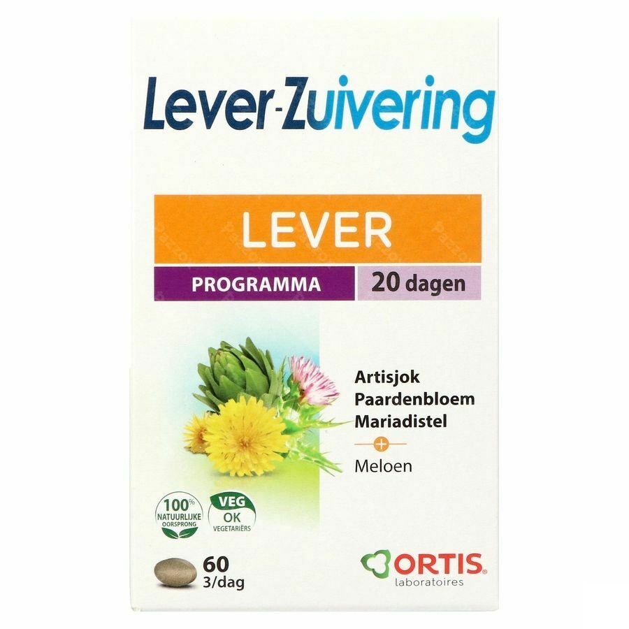 Ortis Methoddraine Lever-Zuiverend 60 Tabletten