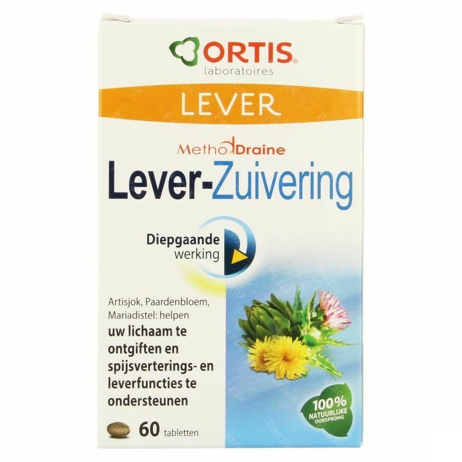 Ortis Methoddraine Lever-Zuiverend 60 Tabletten