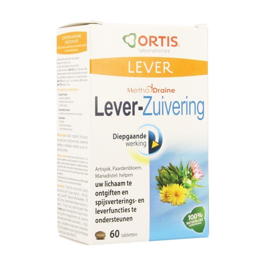 Ortis Methoddraine Lever-Zuiverend 60 Tabletten