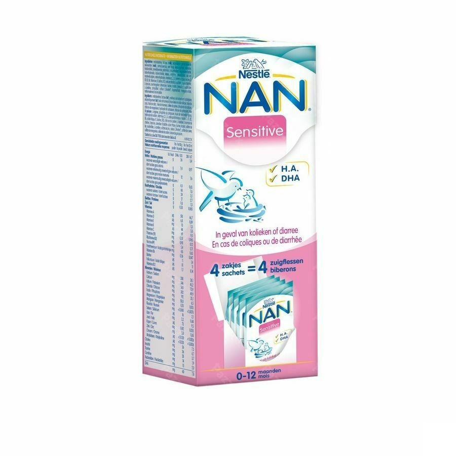 Nan Sensitive Melkpoeder 4x26,2g