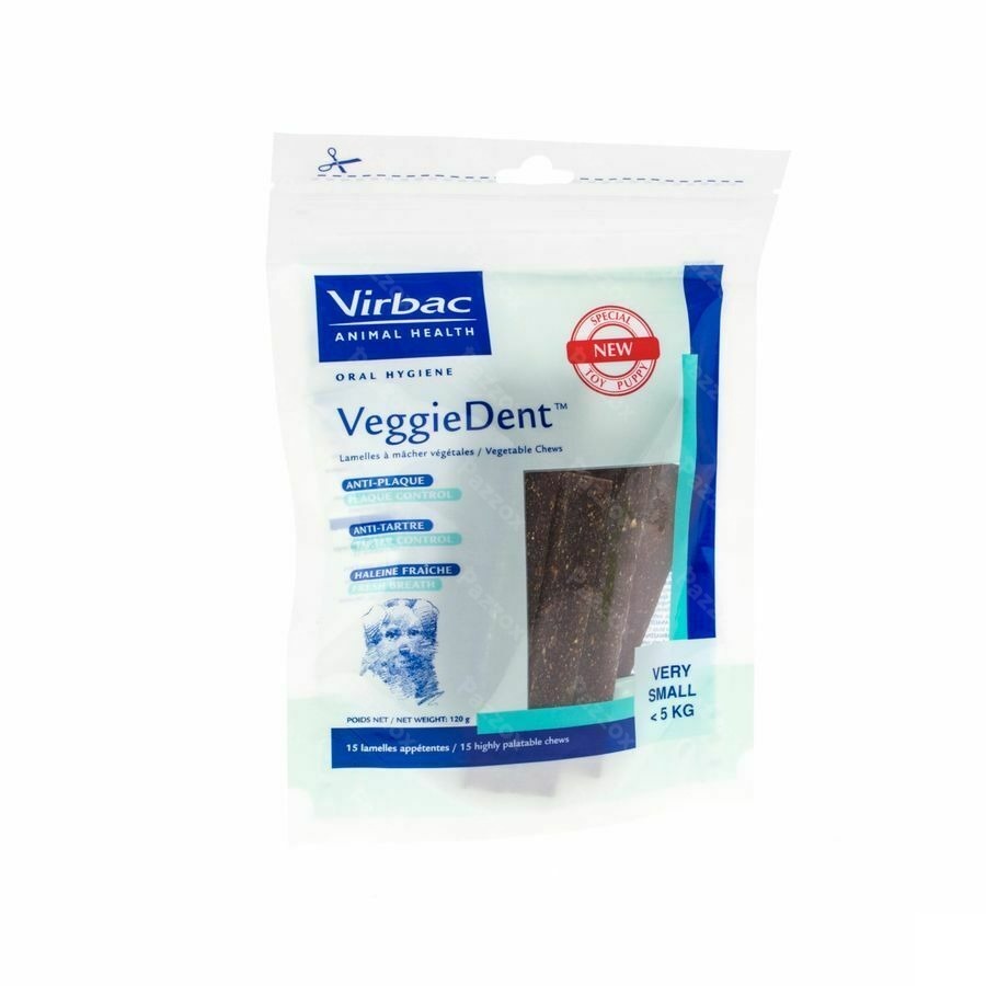 Veggiedent Xs Hond >5kg Kauwreep 15