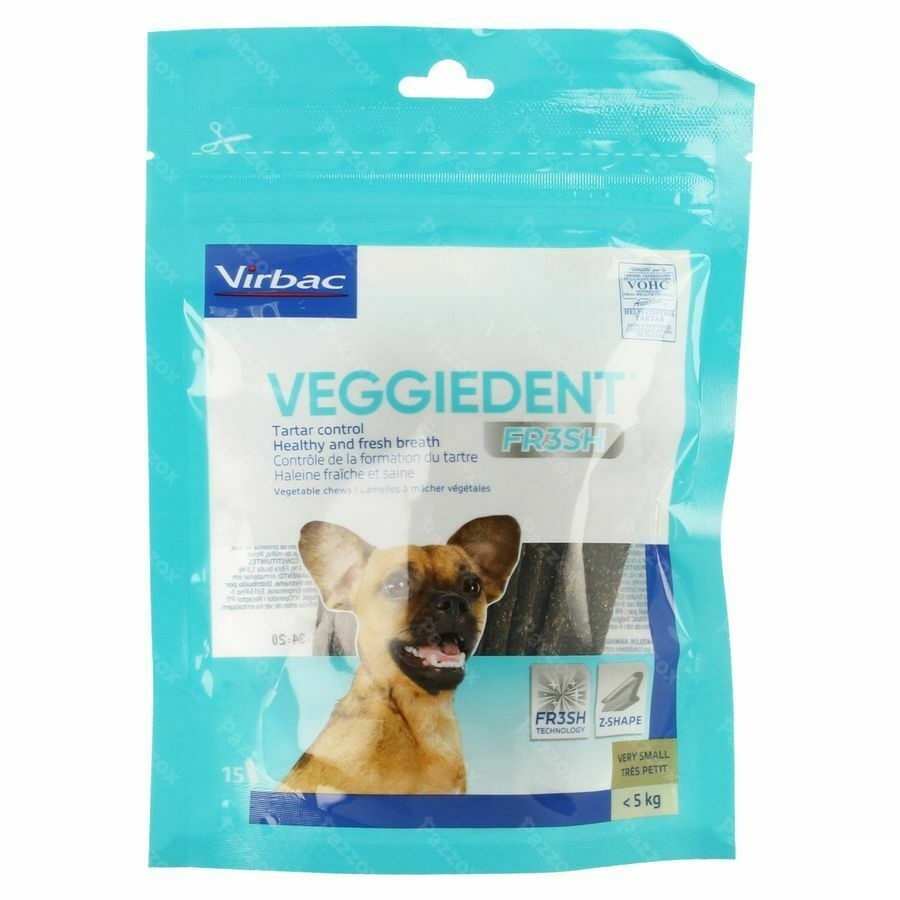 Veggiedent Xs Hond >5kg Kauwreep 15