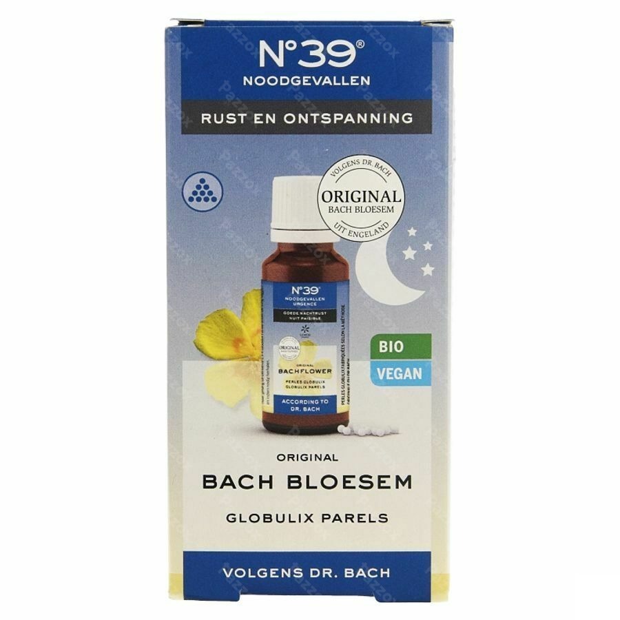 Bachbloesem Bio N°39 Noodgevallen Nacht Parels 20g