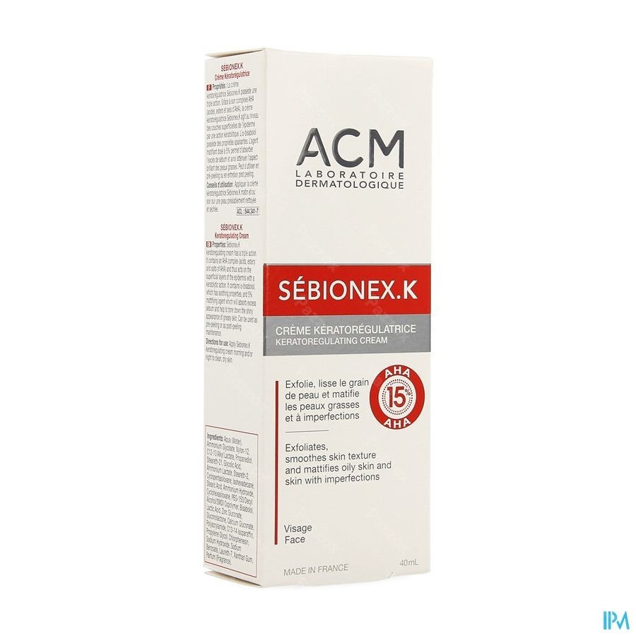 Sebionex K Creme Tube 40ml