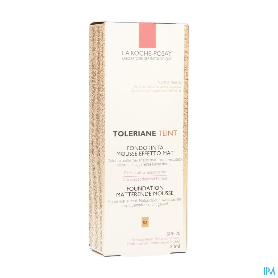 La Roche Posay Toleriane Fdt Mousse 03 30ml