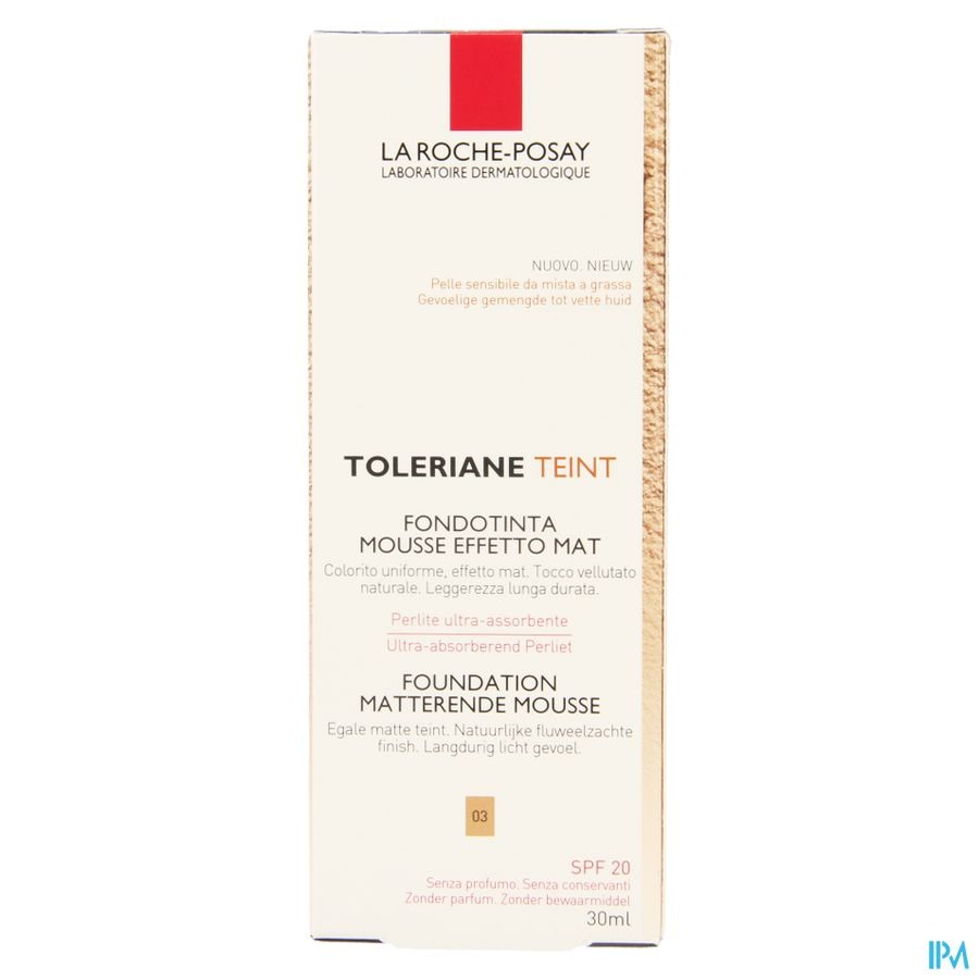 La Roche Posay Toleriane Fdt Mousse 03 30ml