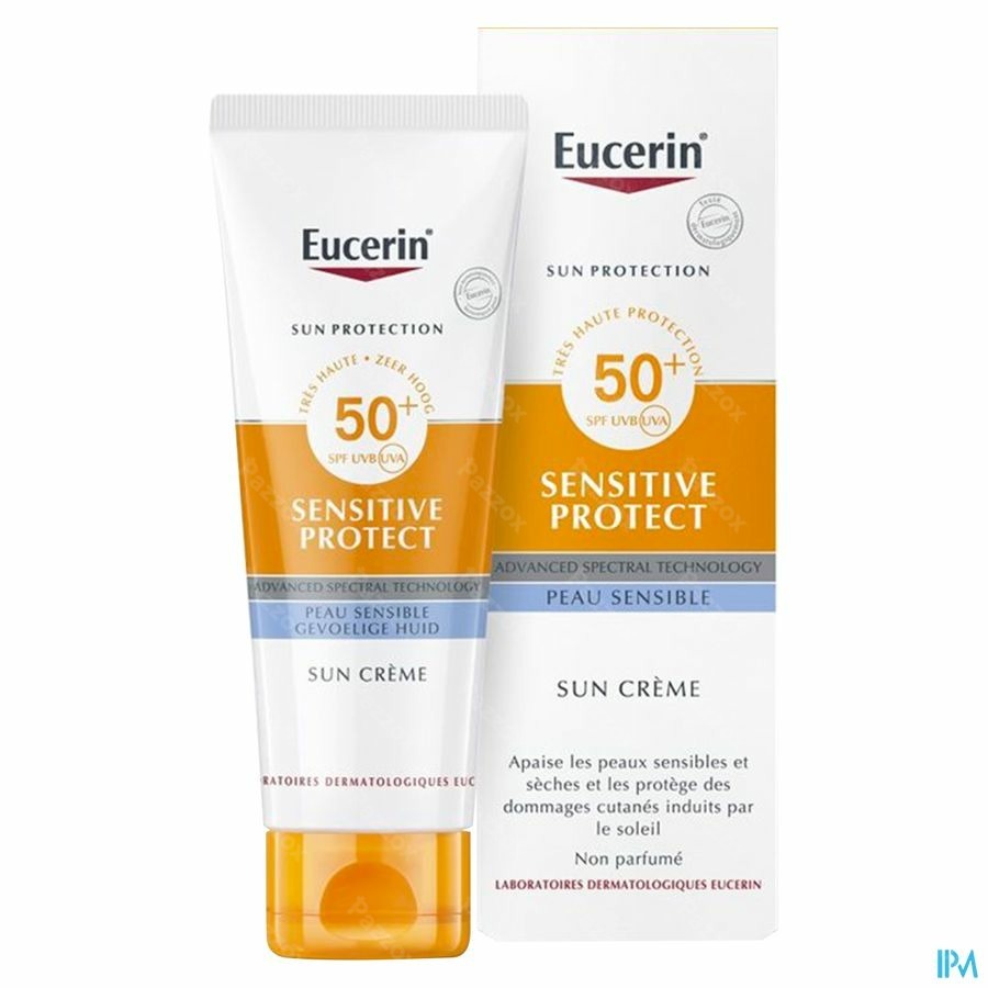 Eucerin Sun Sensitive Protect Crème Gevoelige Huid SPF50+ 50ml